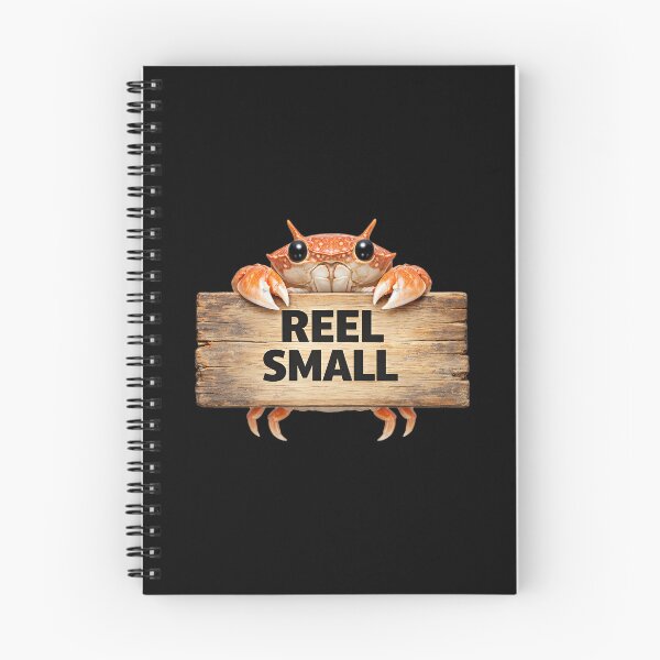 Item preview, Reel Small Crab Funny Animal Pun Design designed and sold by EimSol.