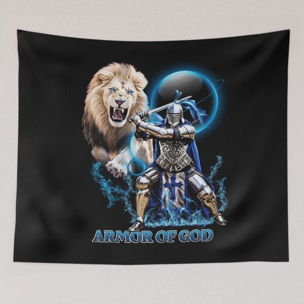 Item preview, Armor of God Fire Warrior designed and sold by Tripp Art Studio.