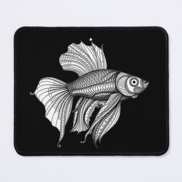 Item preview, Female Betta Zentangle designed and sold by Corner-Distro.