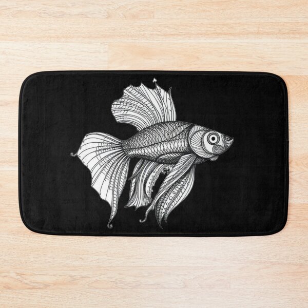 Item preview, Female Betta Zentangle designed and sold by Corner-Distro.