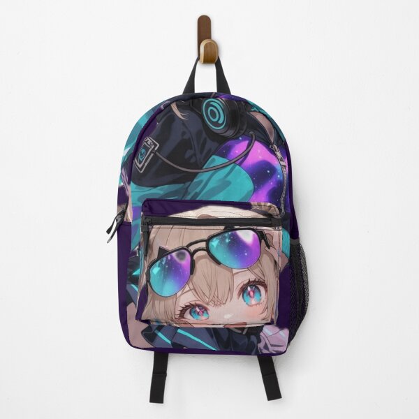 Item preview, Neon Star DJ Girl – Kawaii Cyber Idol Art designed and sold by RadaQueen.