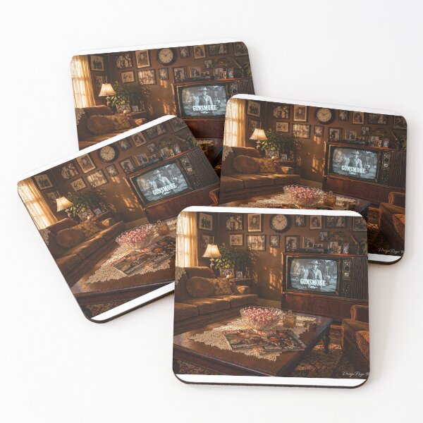Item preview, “1970s Black Living Room – Family, Faith, Gunsmoke & Southern Nostalgia” designed and sold by LadyDCreations.