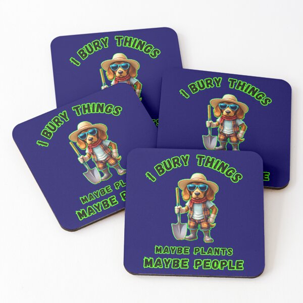 Item preview, I Bury Things Maybe Plants Maybe People Animal Meme  designed and sold by WoodburyLake.