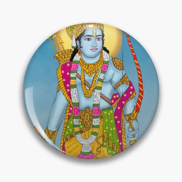 Item preview, Shri Rama Spiritual Artwork – Sacred Hindu Epic Illustration designed and sold by Harshit_Digital_Arts.