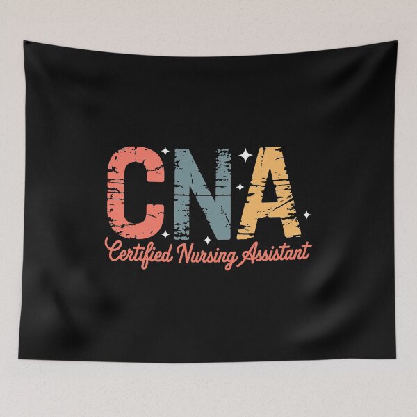 Item preview, CNA Certified Nursing Assistant Retro designed and sold by flagylART.