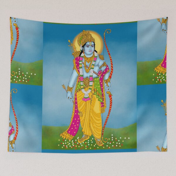 Item preview, Shri Rama Spiritual Artwork – Sacred Hindu Epic Illustration designed and sold by Harshit_Digital_Arts.