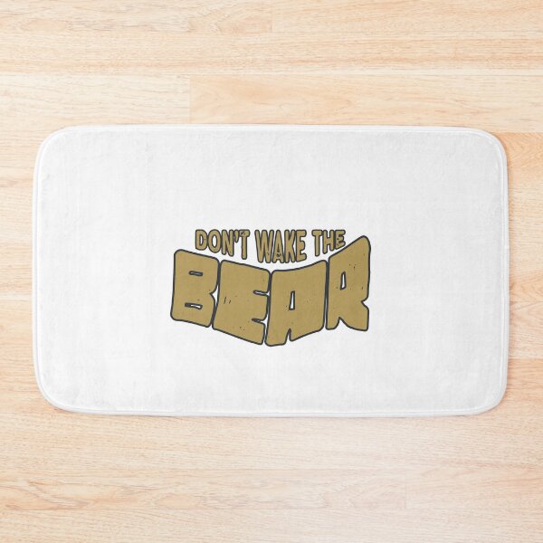Item preview, Don't Wake The Bear | Bold Typography Wildlife Graphic designed and sold by scoletz.