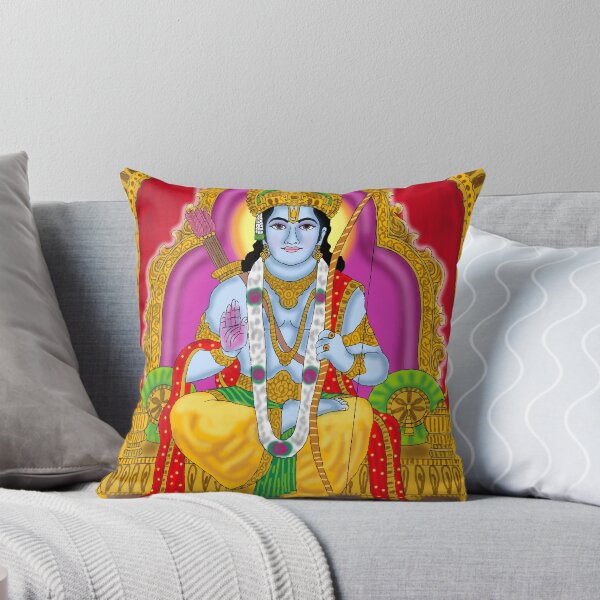 Item preview, Rama Mythological Art Design – Hindu Divine Protector Illustration designed and sold by Harshit_Digital_Arts.