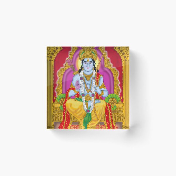 Item preview, Rama Mythological Art Design – Hindu Divine Protector Illustration designed and sold by Harshit_Digital_Arts.