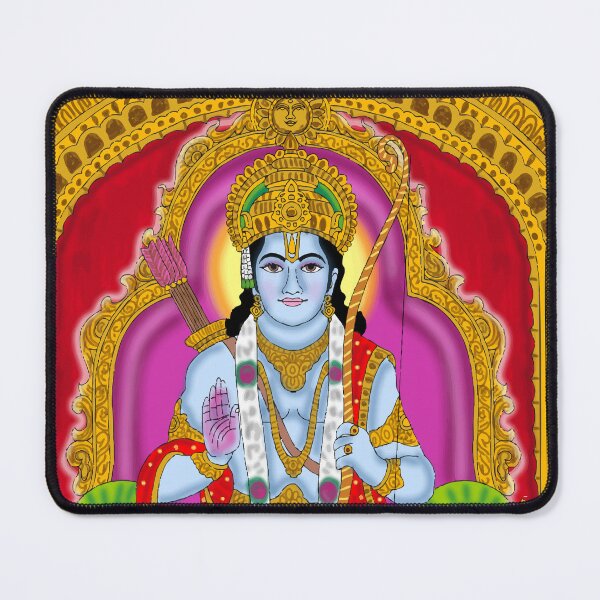 Item preview, Rama Mythological Art Design – Hindu Divine Protector Illustration designed and sold by Harshit_Digital_Arts.