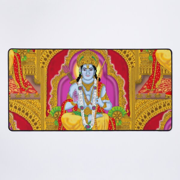 Item preview, Rama Mythological Art Design – Hindu Divine Protector Illustration designed and sold by Harshit_Digital_Arts.