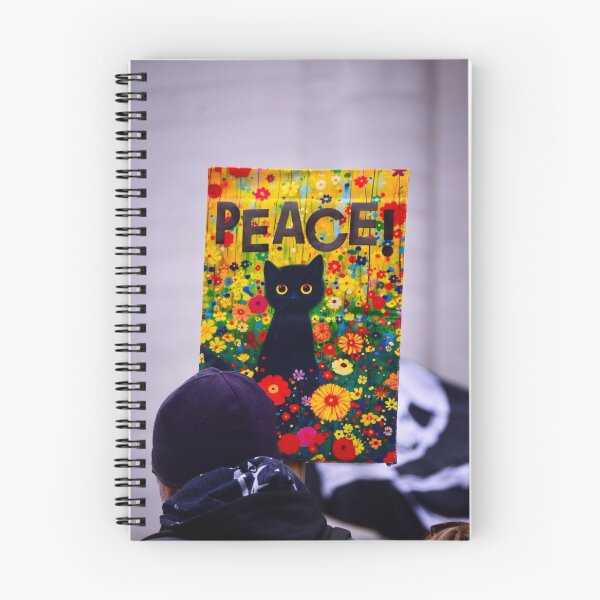 Item preview, Peace Cat Protest Sign – No Kings Protest Photography designed and sold by aadventures.