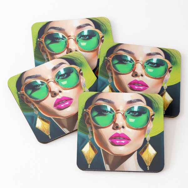 Item preview, Portrait painting popart glamour woman designed and sold by TYA - Take Your Art.