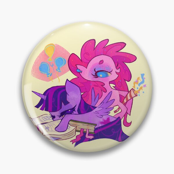 Item preview, Twilight and Pinkie designed and sold by Bongwaterlatte.