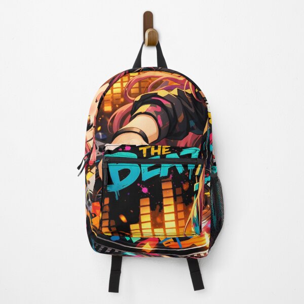 Item preview, Drop The Beat Anime DJ Girl Cyberpunk EDM Streetwear designed and sold by etuvibes.