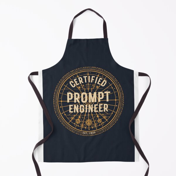 Item preview, Certified Prompt Engineer AI Badge Vintage designed and sold by AlouloDesigns.