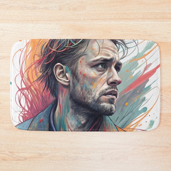 Item preview, Abstract Color Splash Portrait designed and sold by Angellacelin.