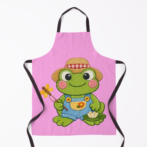 Item preview, Cute gardener frog: Adventures at the pond designed and sold by Mauswohn.