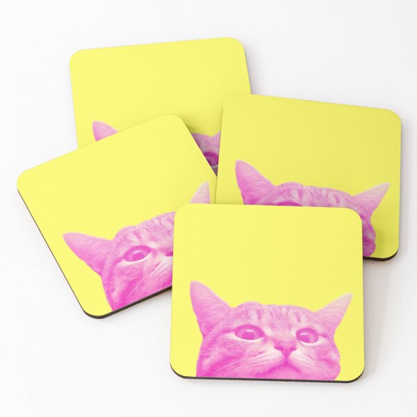 Item preview, Confused Pink Cat designed and sold by Quinjao.