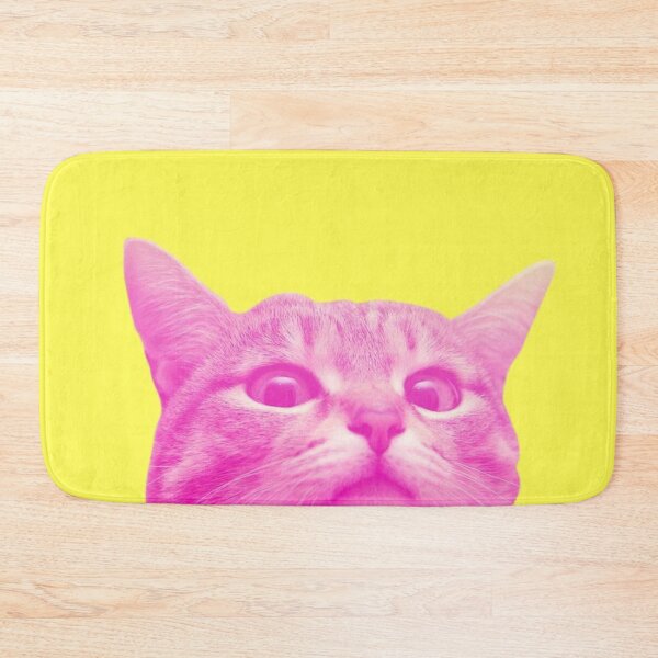 Item preview, Confused Pink Cat designed and sold by Quinjao.