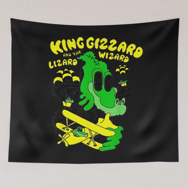 Item preview, King Funny Gizzard The Lizard Gift Wizard designed and sold by ElegaReset.