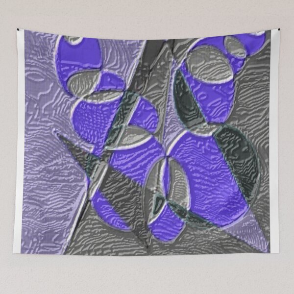 Item preview, fractured orbits leather colorful geometric abstract textured design designed and sold by SmashingDeals.