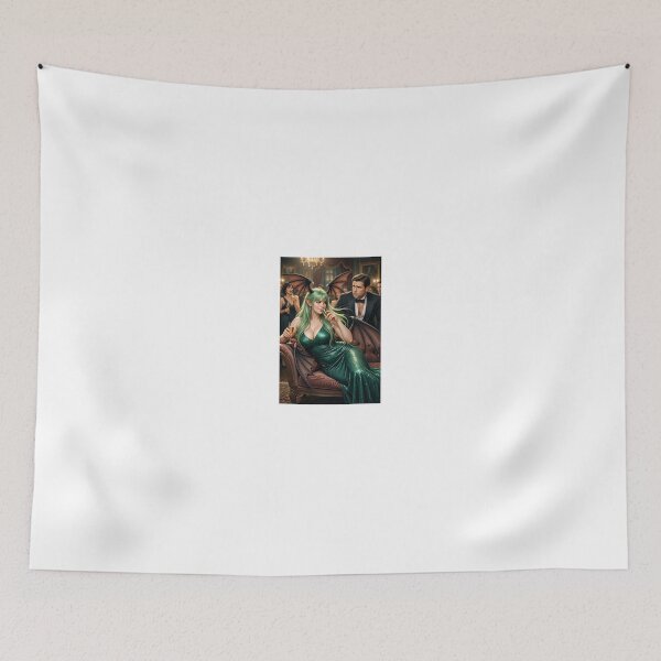 Item preview, morriganaensland in a sparkling green party dress designed and sold by CathryneDelamort.