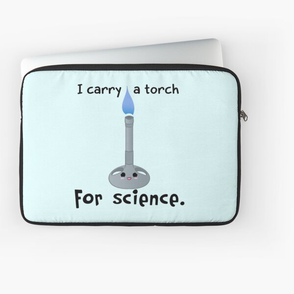 Carry a Torch for Science Laptop Sleeve