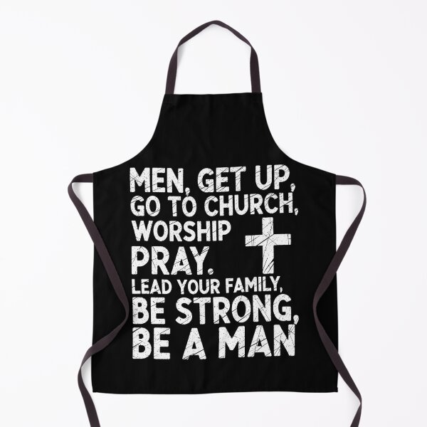 Item preview, Men Get Up Go To Church Worship Pray Lead Your Family designed and sold by Dressed For Duty.