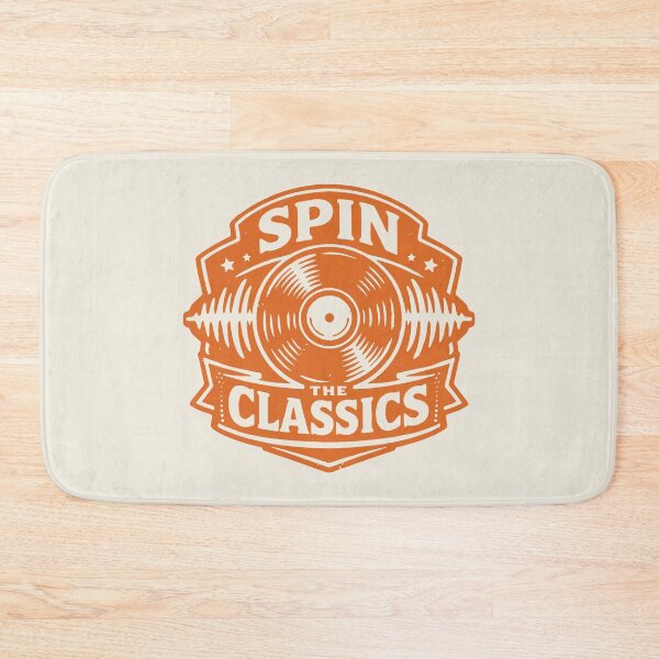 Item preview, Spin the Classics Vinyl Badge designed and sold by SnappyPNG.
