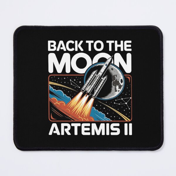 Aperçu de l'œuvre T-shirt Artemis Launch Retour sur la Lune 2026 créée et vendue par ChockletBoy.