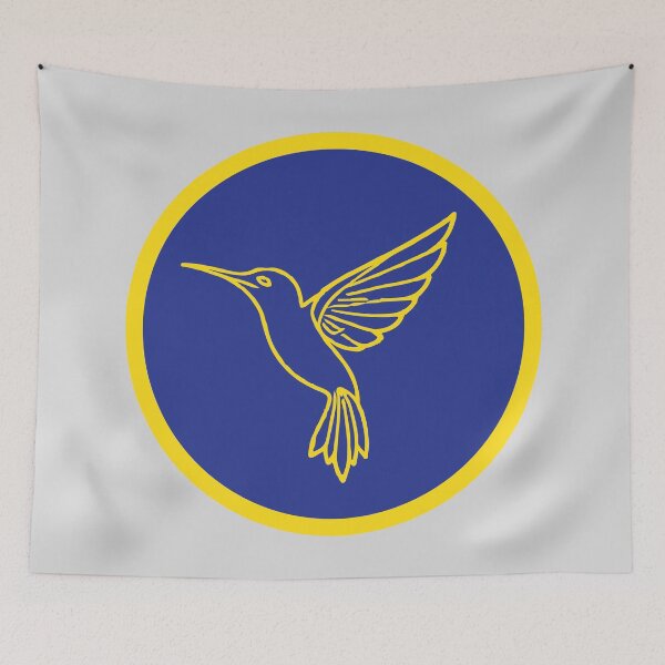 Item preview, Humming bird badge designed and sold by Corner-Distro.