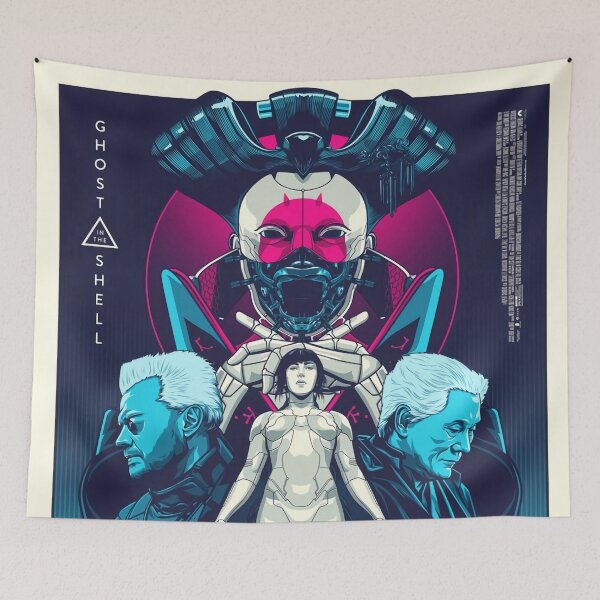 Item preview, amazing art work of Ghosts in shells film animes good designed and sold by Wenddys.