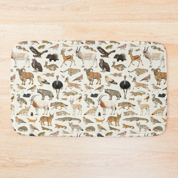 Item preview, Animals of the Sahara Desert Retro Identification Chart designed and sold by kakarikihill.