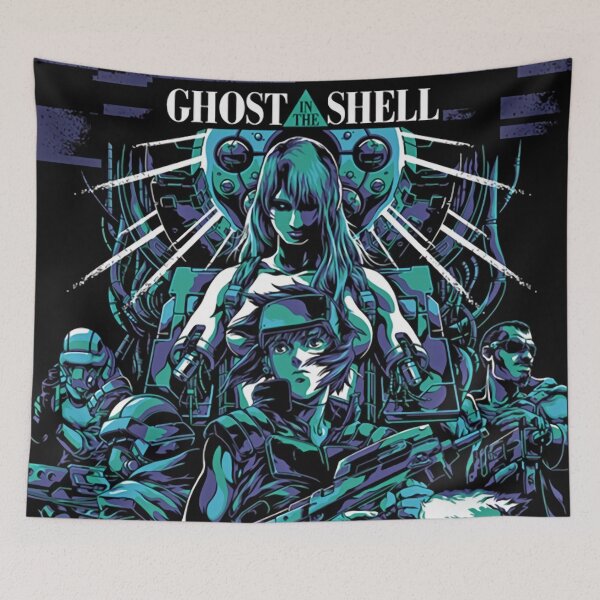 Item preview, cool art work of Ghosts in shells film animes designed and sold by Wenddys.