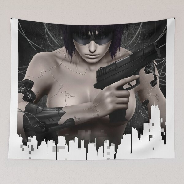 Item preview, great amazing art work of Ghosts in shells film animes designed and sold by Wenddys.