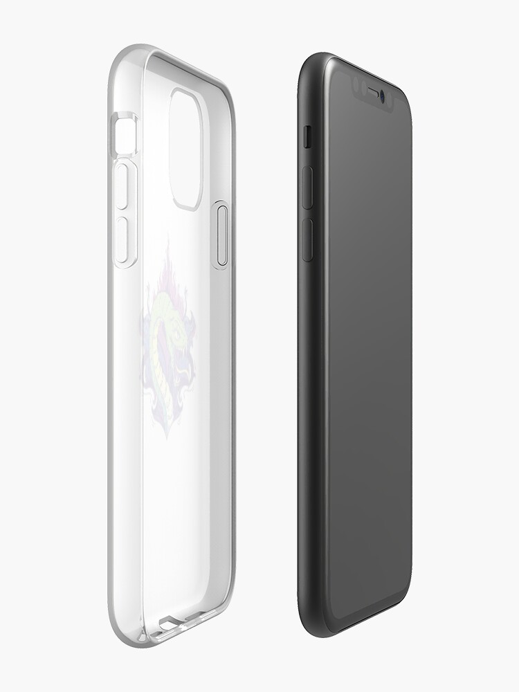 Coque iPhone « Illustration d'un serpent, T-shirt de serpent », par edijanegame