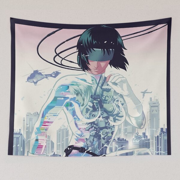 Item preview, amazing art work of Ghosts in shells film animes wave designed and sold by Wenddys.
