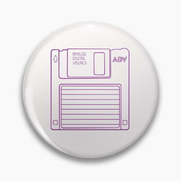 Item preview, Floppy Disk Graphic Tee (Violet Lines) – Y2K Retro Computer Tech Nostalgia Streetwear T-Shirt designed and sold by analogdigitalvz.