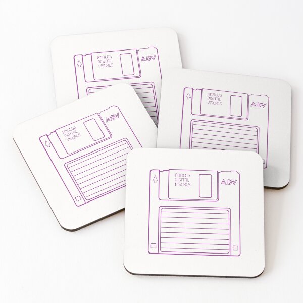 Item preview, Floppy Disk Graphic Tee (Violet Lines) – Y2K Retro Computer Tech Nostalgia Streetwear T-Shirt designed and sold by analogdigitalvz.