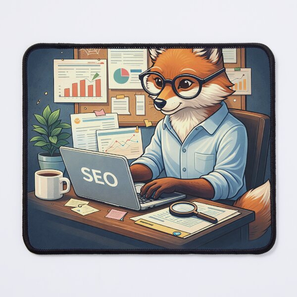 Item preview, Sell Your Website Fox SEO Specialist – Cute Digital Marketing Illustration designed and sold by JanChryzostom.