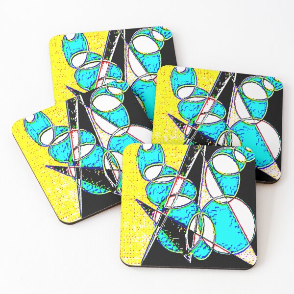 Item preview, fractured orbits electrize 8 colorful geometric abstract design designed and sold by SmashingDeals.