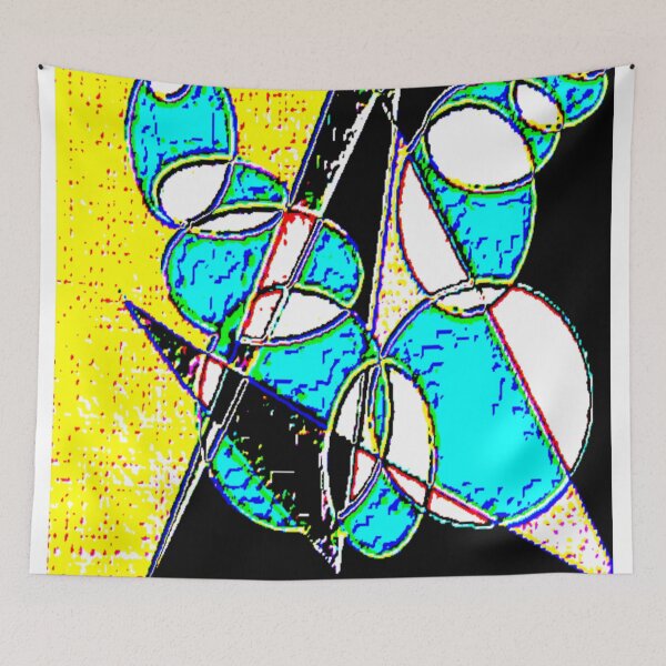 Item preview, fractured orbits electrize 8 colorful geometric abstract design designed and sold by SmashingDeals.