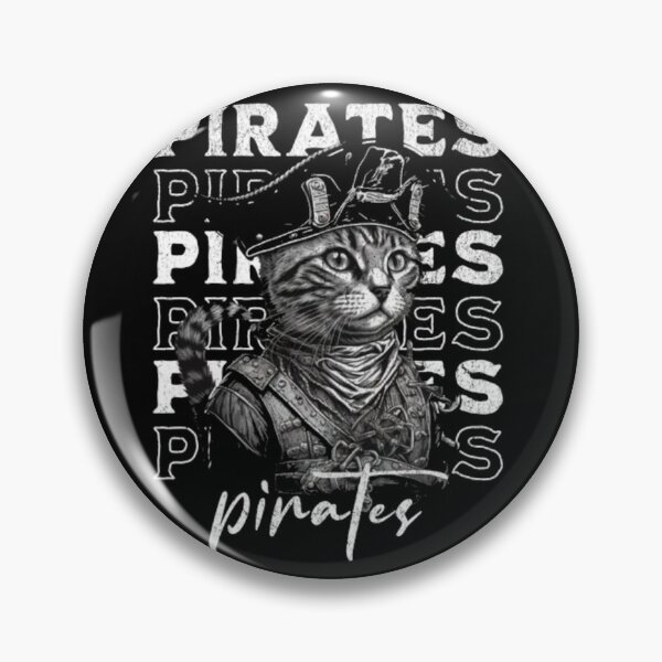 Artikelvorschau, Piratenkatzenkapitän – Vintage-Grunge-Katzen-Abenteurer entworfen und verkauft von GenZFashion000.