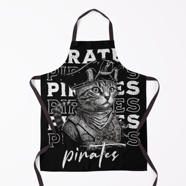 Item preview, Pirate Cat Captain - Vintage Grunge Feline Swashbuckler designed and sold by GenZFashion000.
