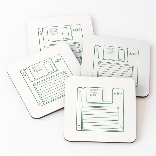 Item preview, Floppy Disk Graphic Tee (Cadmium Green Lines) – Y2K Retro Computer Tech Nostalgia Streetwear T-Shirt designed and sold by analogdigitalvz.