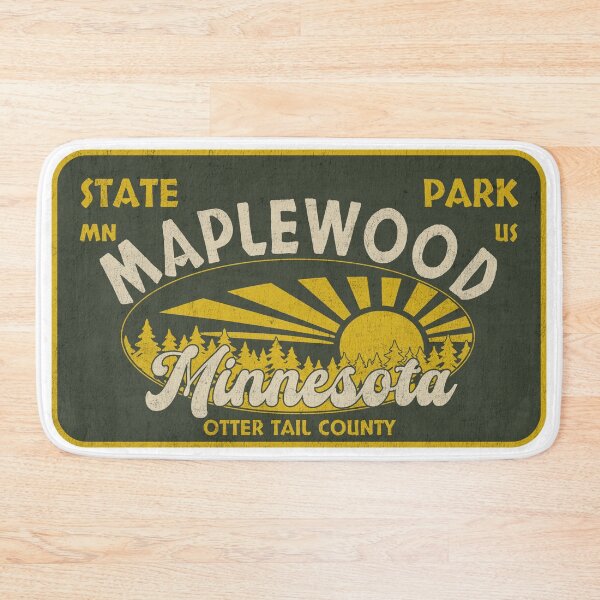 Item preview, Maplewood State Park, Otter Tail County, Minnesota, badge design designed and sold by Wanderful-roads.