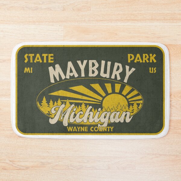 Item preview, Maybury State Park, Wayne County, Michigan, badge design designed and sold by Wanderful-roads.