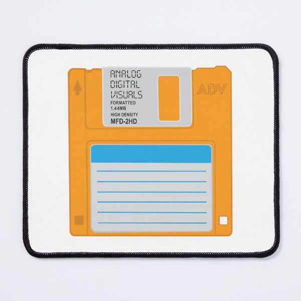 Artikelvorschau, Floppy-Disk-T-Shirt (Farbe: Ringelblume/Orange) – Retro-Streetwear-Shirt im Y2K-Computer-Tech-Nostalgie-Stil entworfen und verkauft von analogdigitalvz.