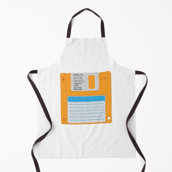 Artikelvorschau, Floppy-Disk-T-Shirt (Farbe: Ringelblume/Orange) – Retro-Streetwear-Shirt im Y2K-Computer-Tech-Nostalgie-Stil entworfen und verkauft von analogdigitalvz.